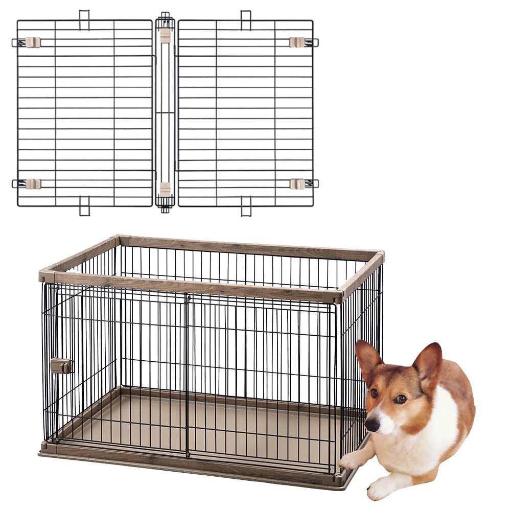 アイリスオーヤマ ウッディサークル用屋根 PWSY-1280 ブラック 幅115.5×奥行76.5cm