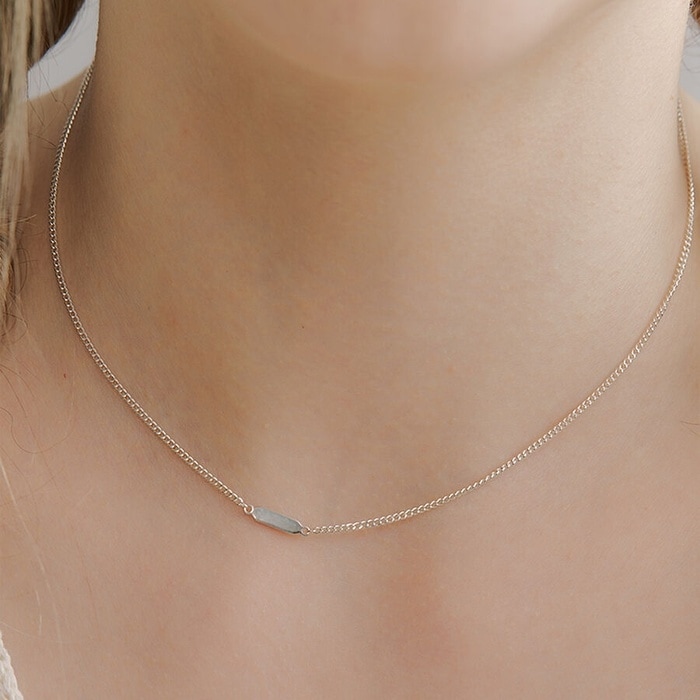 ハンジウンイェリン着用emo label necklace/韓国の人気ブランド 韓国正規品 韓国の人気商品 韓国ファッション 韓国ジュエリー デイリーアクセサリー SNSで人気 韓国ファッション 韓