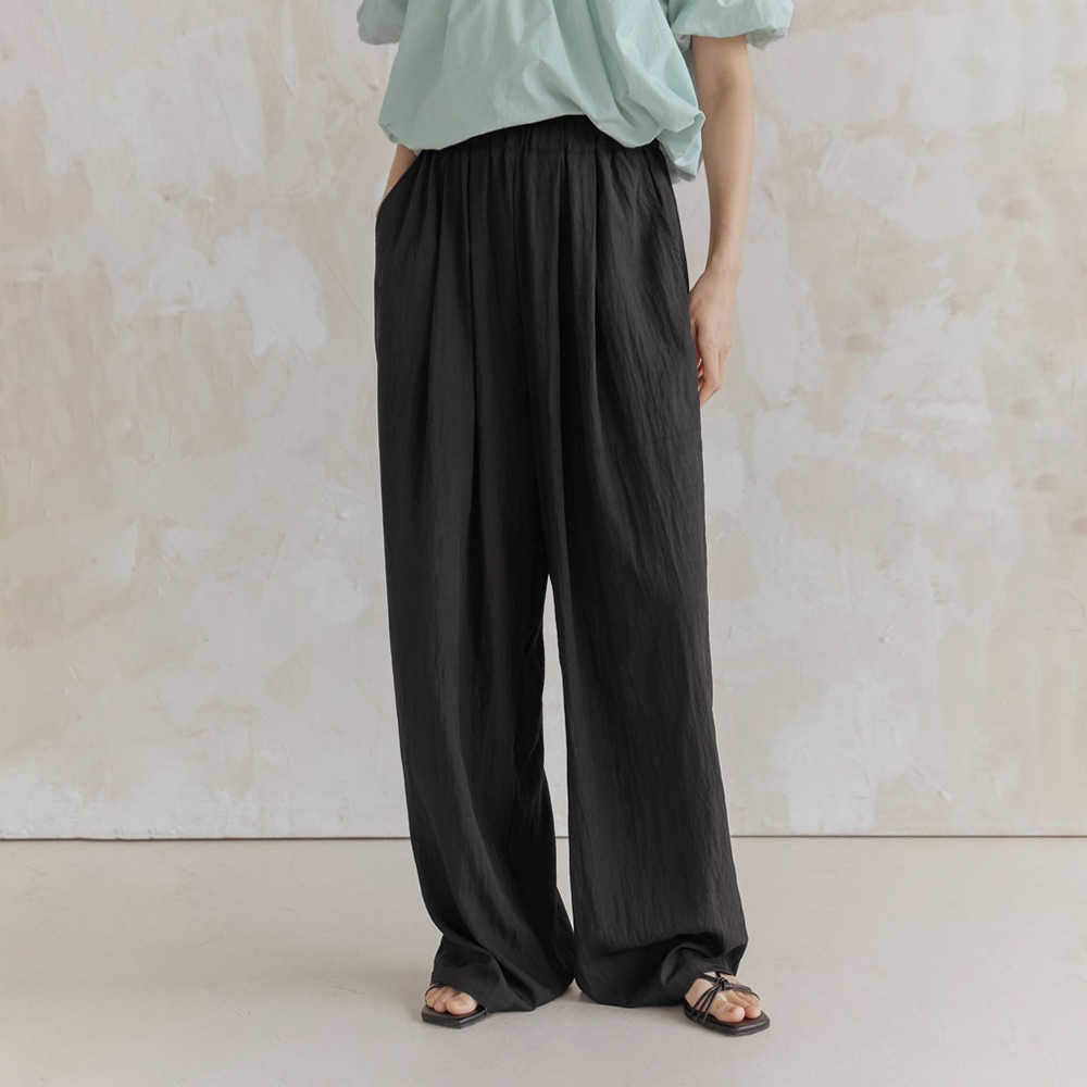 シグニーサマークールバンディングワイドパンツ