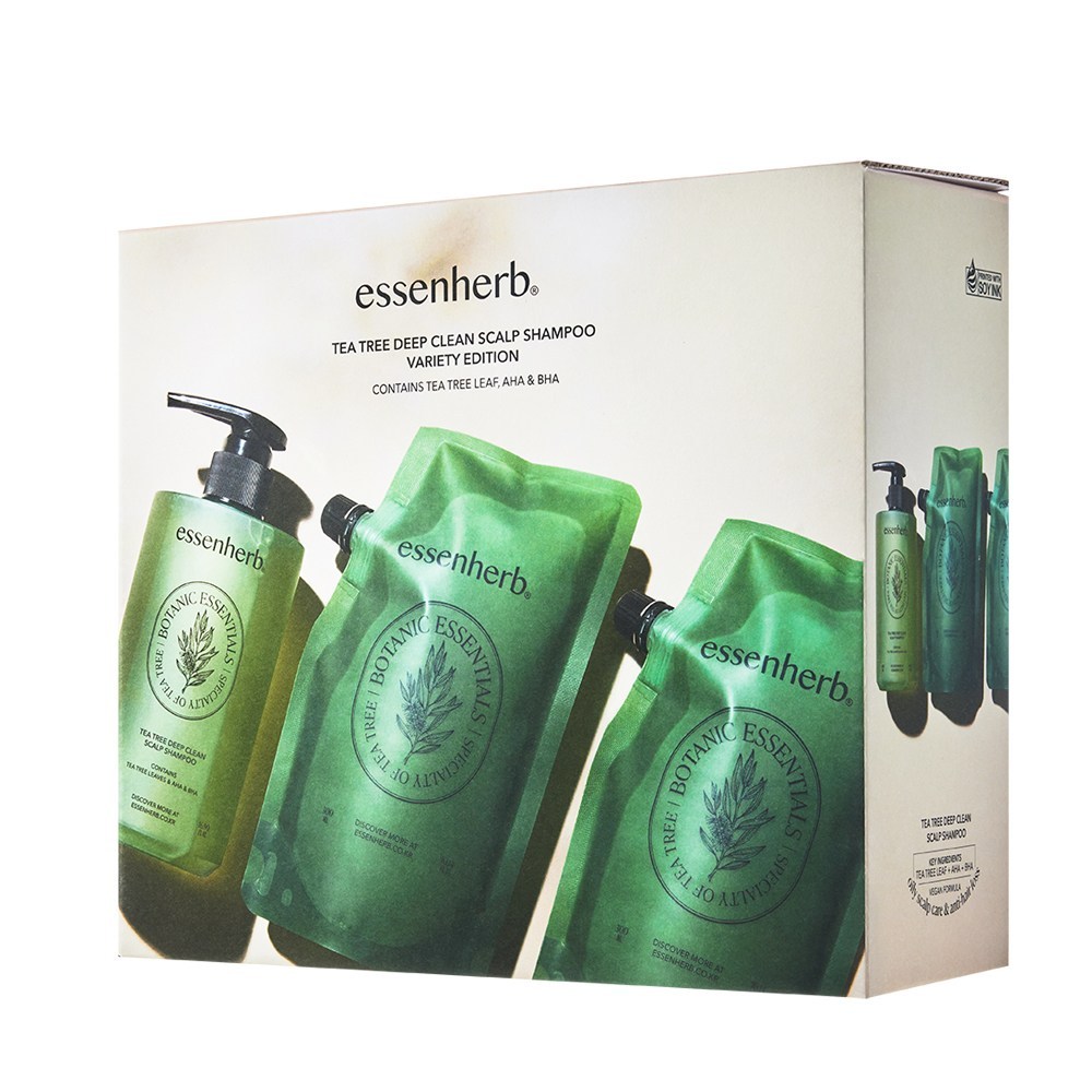 エッセンハーブティーツリーディープクリーンスカルフシャンプーバラエティエディション
