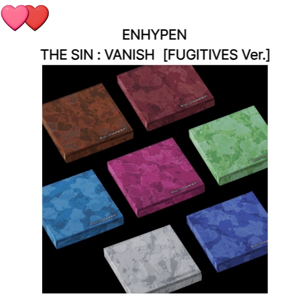 ENHYPEN THE SIN : VANISH [FUGITIVES Ver.] [7種 Set]チャート反映