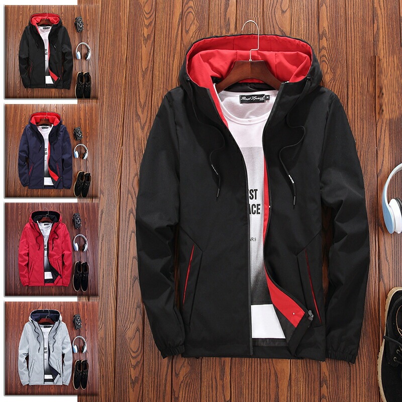 51%OFF ジャケット メンズ ウインドブレーカー マウンテンパーカー フード付き カジュアル 裏地付き パーカー 防風 防寒 通勤 アウトドア スポーツ 春秋冬用 通学