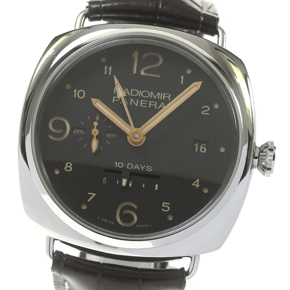 パネライ PANERAI PAM00391 ラジオミール 10デイズ GMT 自動巻き メンズ 保証書付き_837301【中古】 507,560円