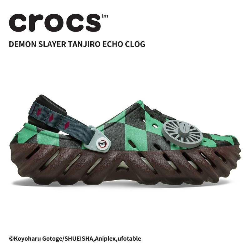 サンダル シューズ メンズ レディース 「鬼滅の刃」 炭治郎 エコー クロッグ キャラクター コラボ 竈門炭治郎 たんじろう 212434