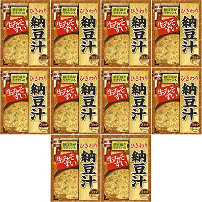 他サイト： 袋入 生みそずい ひきわり納豆汁3食 46.5g ×10個の商品画像