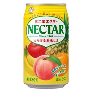 (まとめ買い)不二家 ネクターミックス 350ml 缶 48本入り(24本×2ケース)