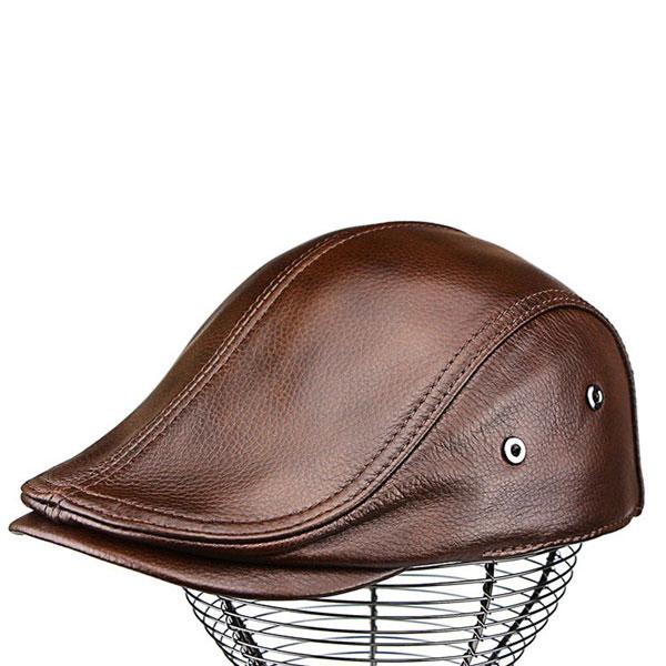 ハンチング メンズ 帽子 本革 レディース レザーハンチング ニューヨークハット ブラック 春 夏 日除け帽子 大人 50代 60代 プレゼント