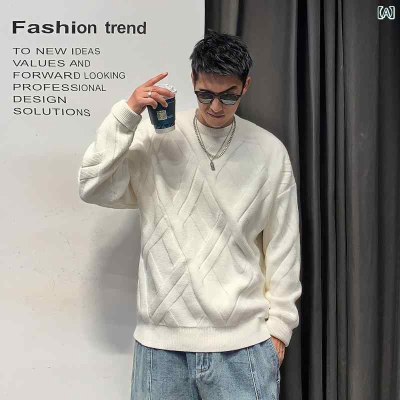 メンズ 秋冬 長袖 厚手 ニット トップス セーター レイヤード カジュアル おしゃれ 普段使い 着やい 動きやい 快適 レジャー アウトドア ワーク 8,155円