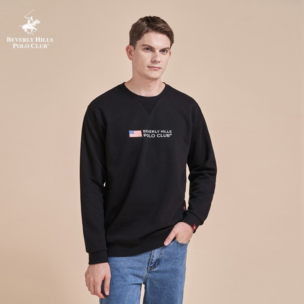 (ジンマニア) ビバリーヒルズポロクラブアメリカベーシックスウェットシャツ Tシャツユニセックスビッグサイズ S~4XL 長袖ラウンド