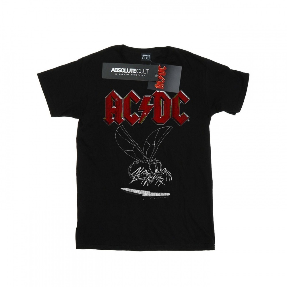 (英国より直送) AC/DC メンズフライ・オン・ザ・ウォール 1985 Tシャツ
