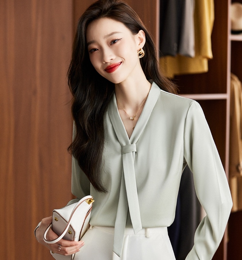 セットアップ デート モテアイテム ブラウス ストレートパンツ 長袖 シフォン 可愛い きれいめ 上品 おしゃれ かっこいい 可愛い ラブリー キュート ガーリー クール モード系 セクシー