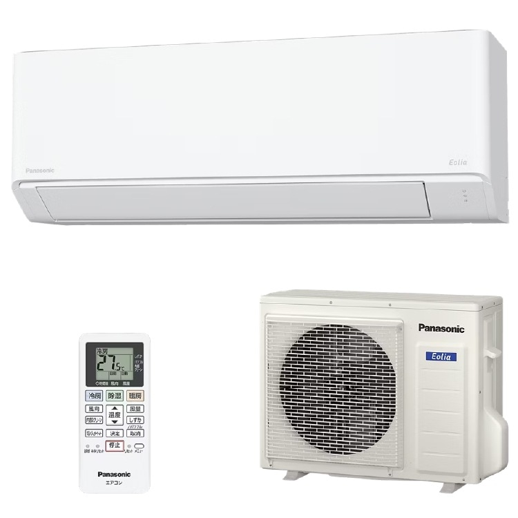 パナソニック Panasonic ルームエアコン Eolia エオリア CS-565DFL2-W 冷暖房18畳程度 単相200V 軒先配送のみ