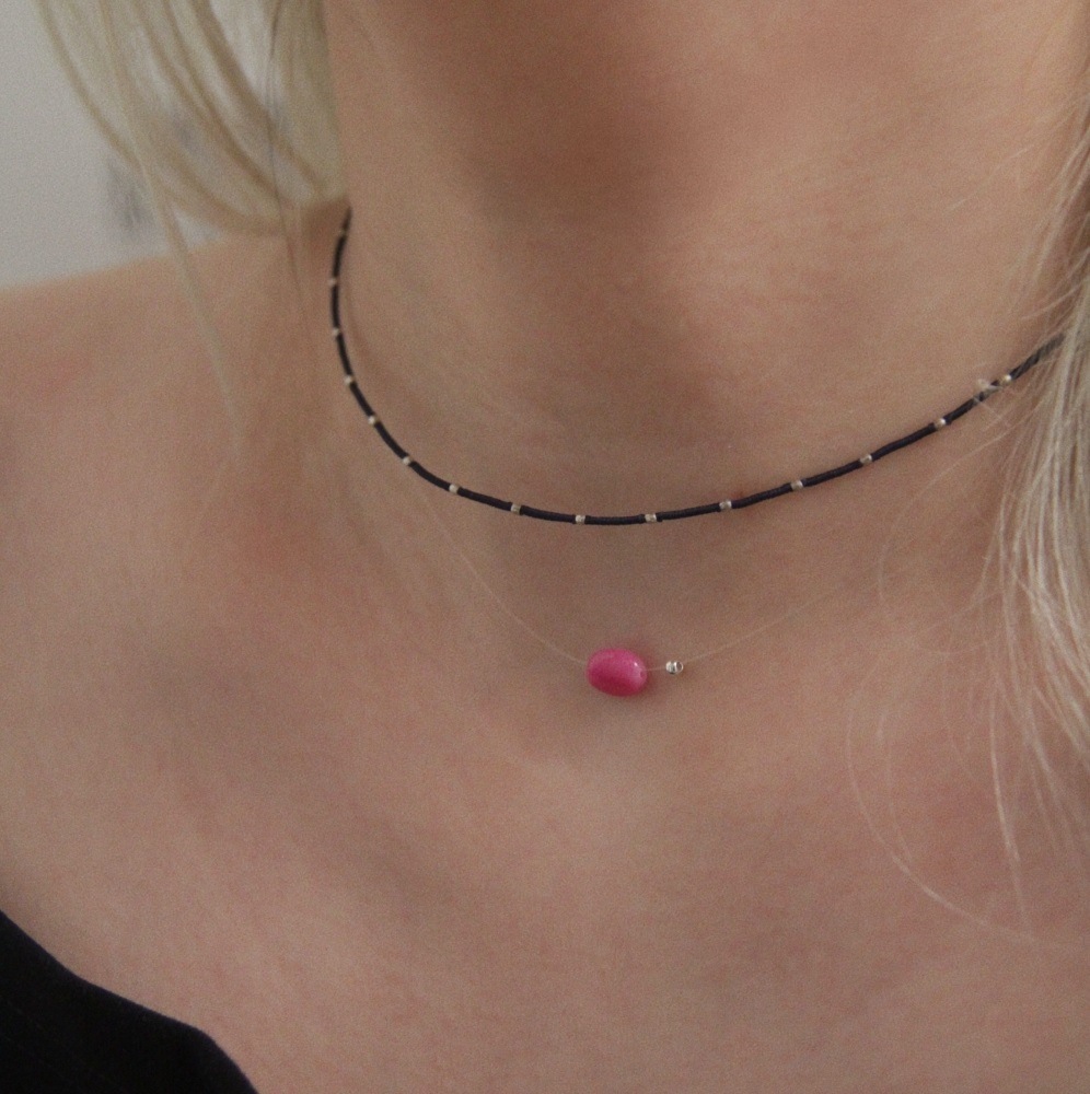 Dragon Silver Ball Necklace首飾り