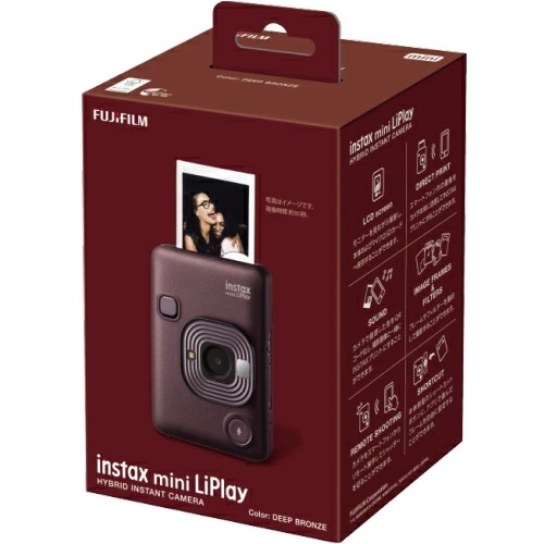 インスタントカメラ instax mini LiPlay チェキ [ディープブロンズ]