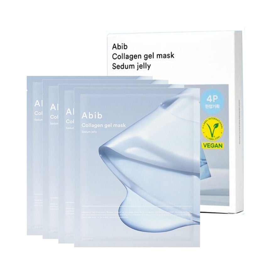 コラーゲンゲルマスク - 水分草, 4枚
