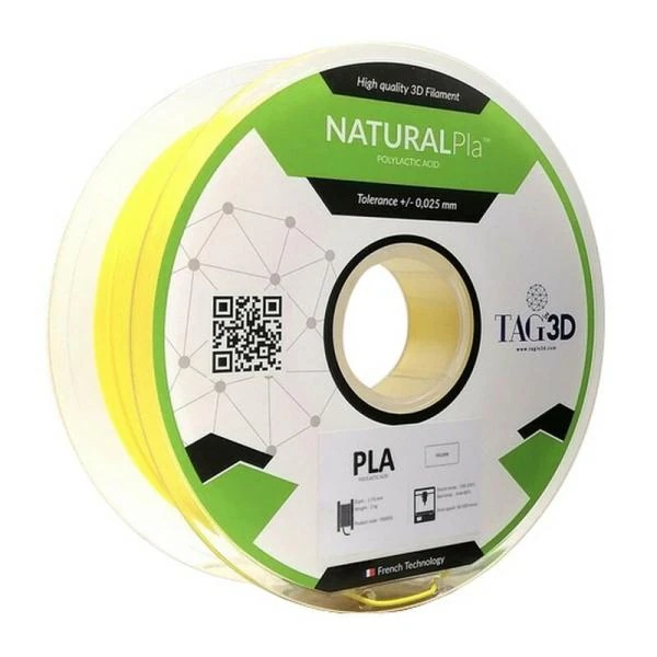 TAGin3D ナチュラルPLAフィラメント PLA NAT－1．75YL 梱包 保安 補修用品 工場 店舗用機器 3Dプリンター用フィラメント