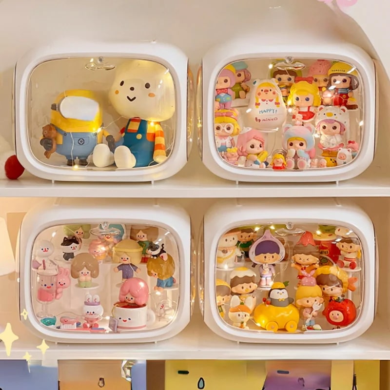 収納ボックス,ブラインド,オーガナイザー,透明アクリル,かわいい,積み重ね可能