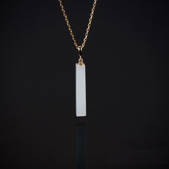 [HappyLooks]春川玉 正方形メダルネックレス 韓国軟玉 チュンチョンオク鉱山 100％本物軟玉 玉名家 アクセサリー kj631