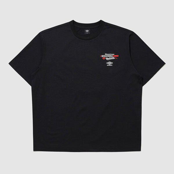 ダイヤモンドエスケープカーフレッシュ半袖Tシャツ UR223CRS59 BLK