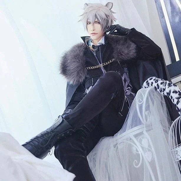 コスプレ衣子大人Arknightsアークナイツシルバーアッシュコスプレ衣　尻尾付き耳付き