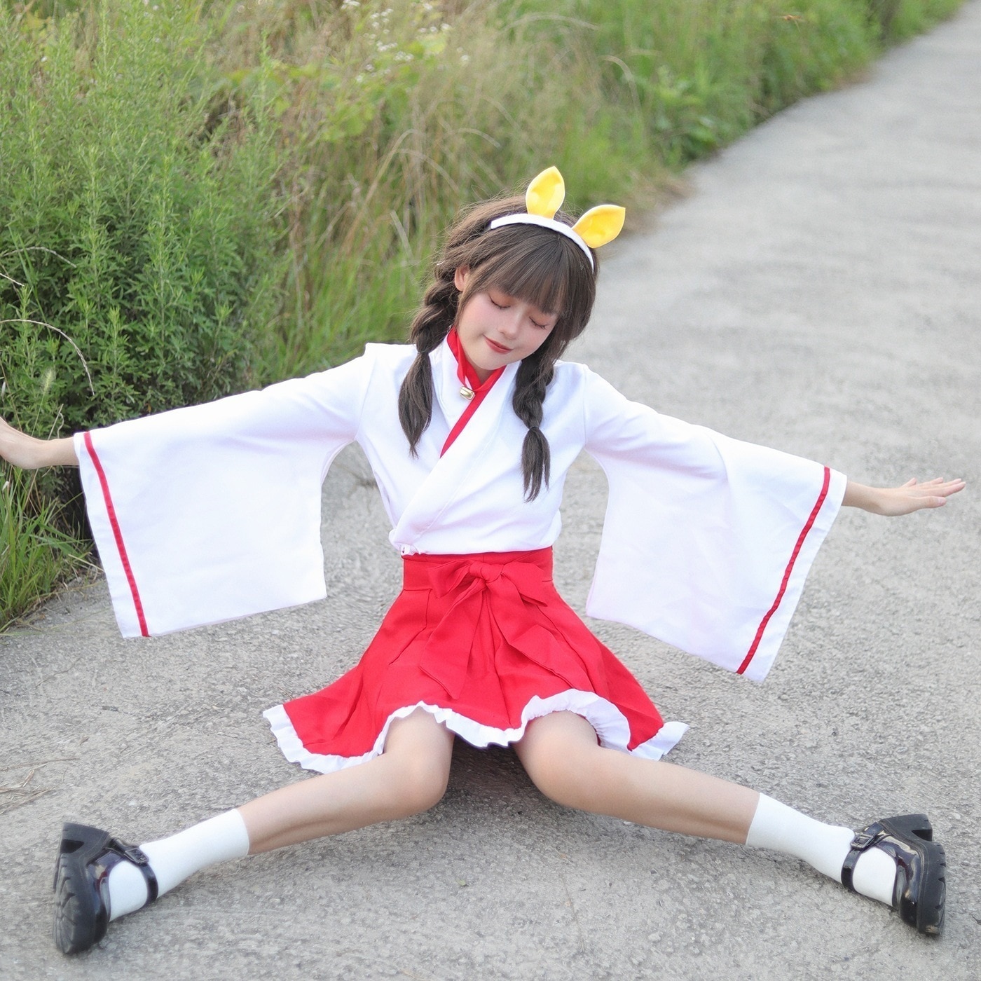 日韓超萌小魔女かわいい小着物コスプレロリータ着物ハロウィーン衣装