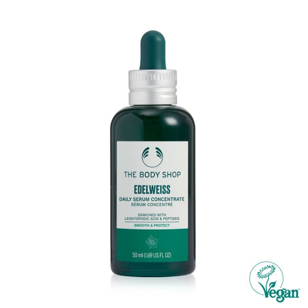 【The body shop】 エーデルワイス デイリー セラム コンセントレート 50ML 贈呈品なくなり次第贈呈終了 (贈呈品なくなり次第贈呈終了)