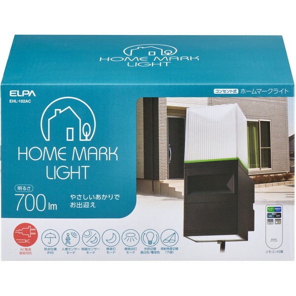 朝日電器 EHL-102AC ホームマークライト スクエアタイプ