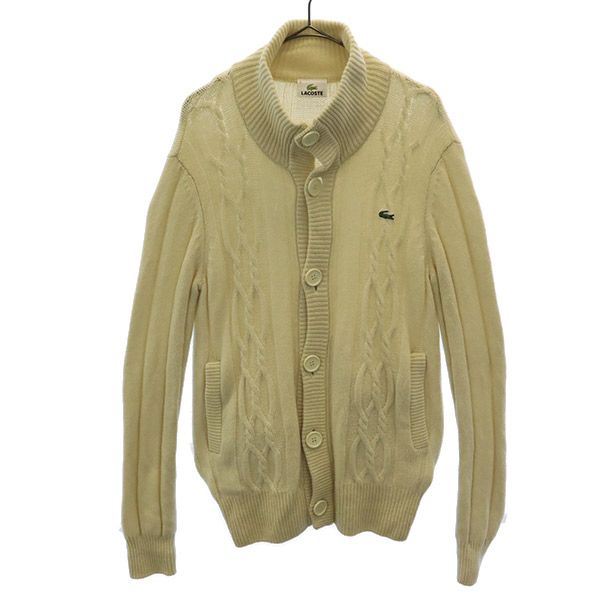 ウールブレンド 長袖 ニットカーディガン 2 ベージュ メンズ 4,698円