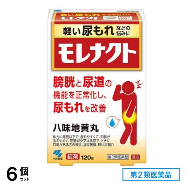 第２類医薬品 小林製薬 モレナクト 120錠 6個セット