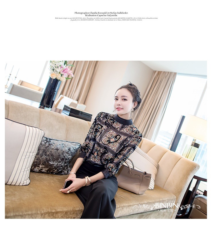 スリーピース五分袖シースルーキャミソールロングワイドパンツ 　0281