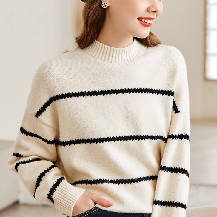 レディース トップス ニット セーター プルオーバー 長袖 かわいい 大人可愛い きれいめ シンプル カジュアル 上品 おしゃれ かっこいい レトロ こなれ感 ラフ メンズライク クール エレガント