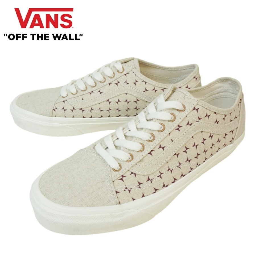VANS スニーカーVANS ヴァンズ バンズ【箱なし】OLD SKOOL オールドスクールTAPE ECO THEORY CHECKER BOARD PORT