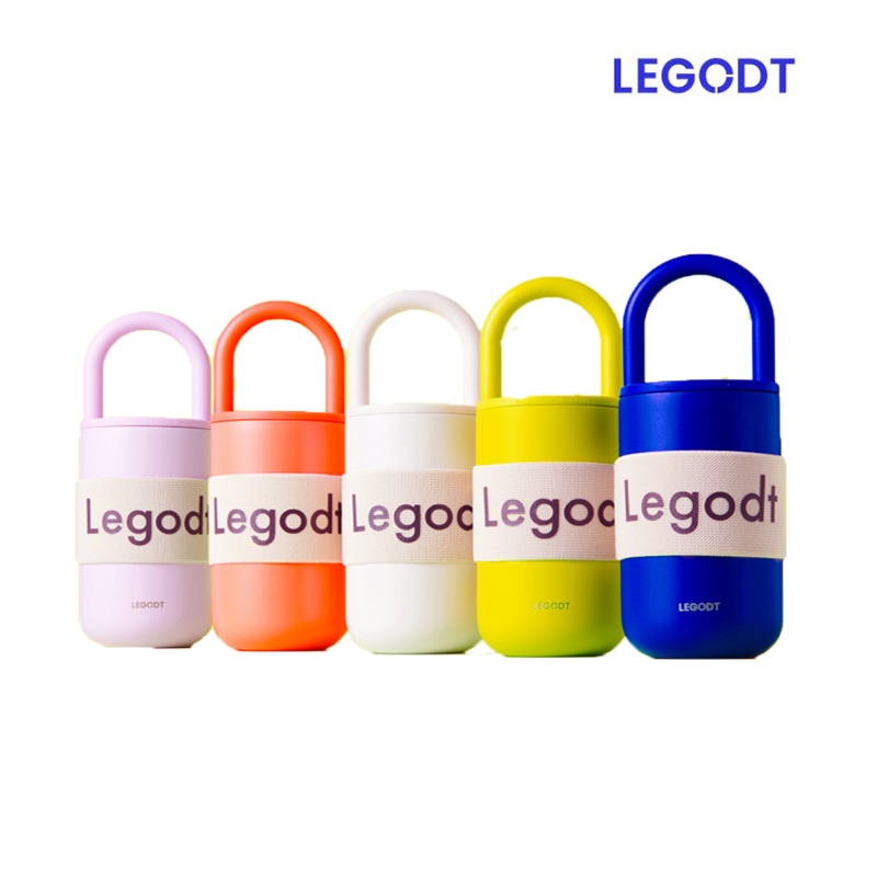 LOOP TUMBLER タンブラー 400ml 5カラー 魔法瓶 蓋付 ふた付き おしゃれ 韓国 保冷 保温 人気 ボトル レトロ かわいい ステンレス 取っ手付き 韓国雑貨 韓国グッズ 韓国インテ