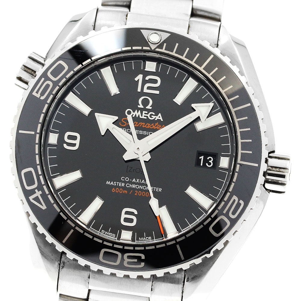 オメガ OMEGA 215.30.40.20.01.001 シーマスター プラネットオーシャン デイト 自動巻き メンズ _895585【中古】