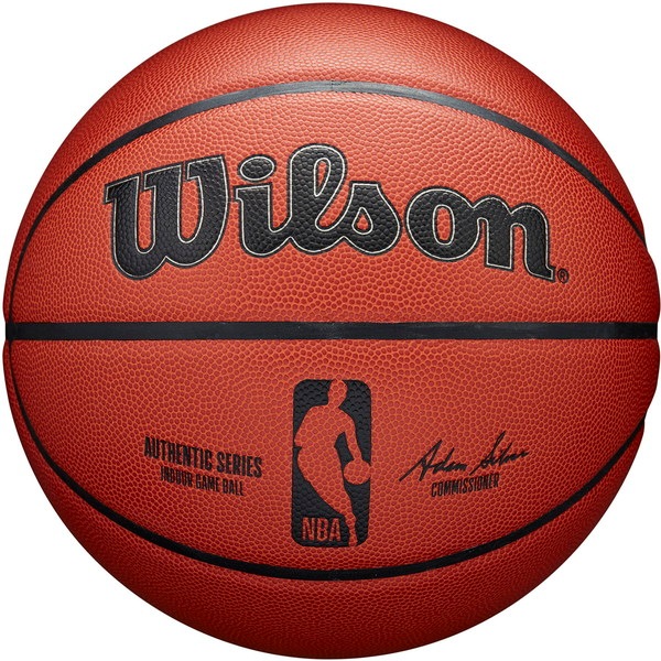 Wilson ウイルソン NBA AUTHENTIC インドア バスケットボール ブラウン 7号 バスケットボール 競技ボール7号 1012901XB7