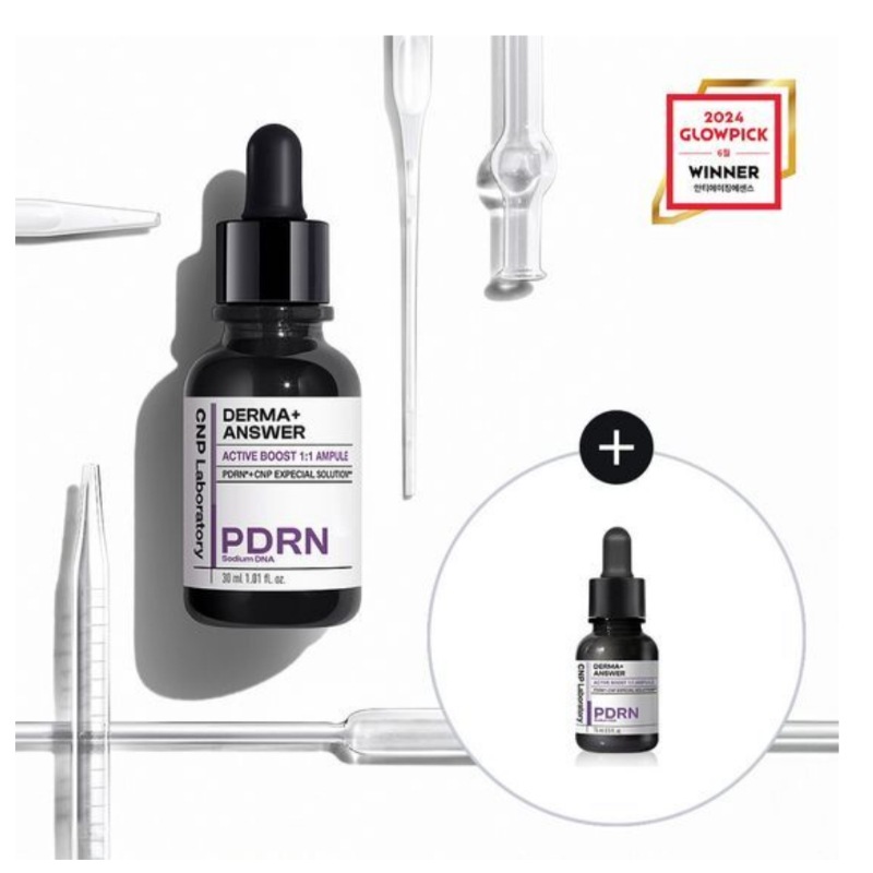 [NEW] チャアンドパク（CNP） ダーマアンサー アクティブブースト PDRNアンプル 30ml 企画 (+アンプル15ml) 4,576円