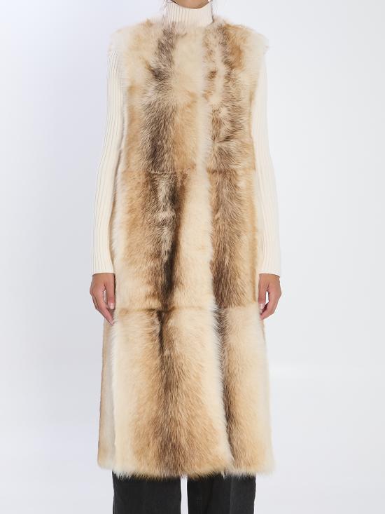 YVES SALOMON Women Coats 26WYM63105 BEIGE