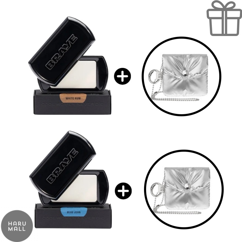 [正規品]センティッドバーム2種(3g) /シルバーキーホルダーポーチ/ソリッドパフューム/ 固形香水/練り香水