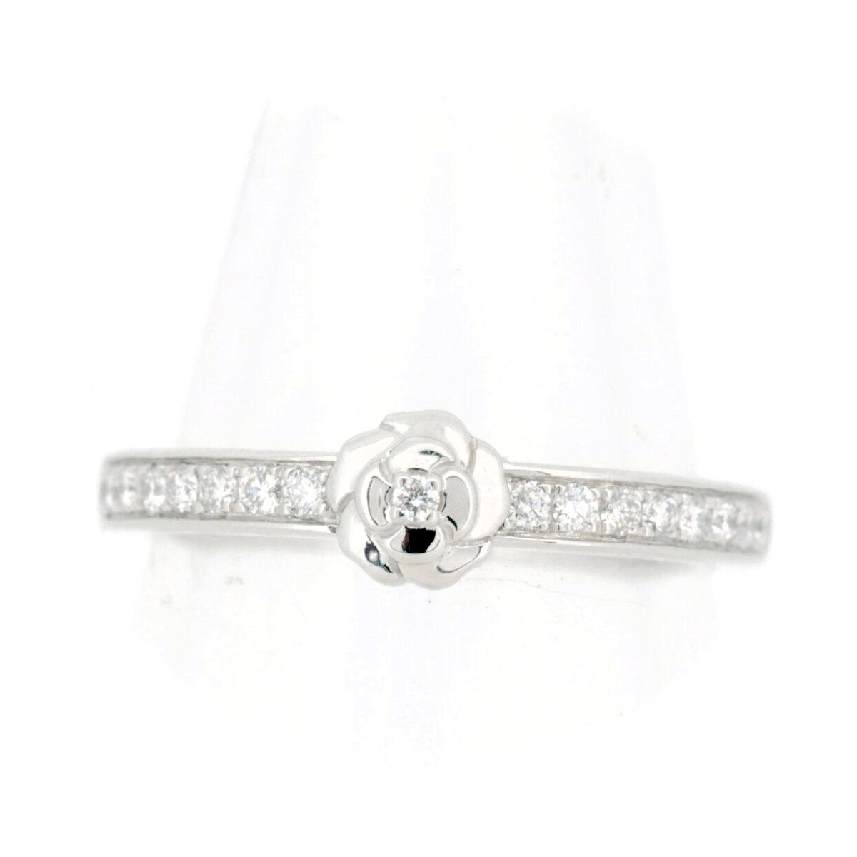 カメリアコレクション マリッジ ダイヤモンド リング 指輪 J11885 8号 Pt950(プラチナ) 質屋出品