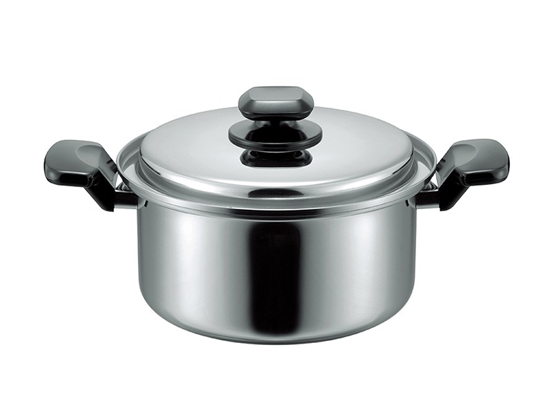 「ヘルシークック」両手鍋22cm