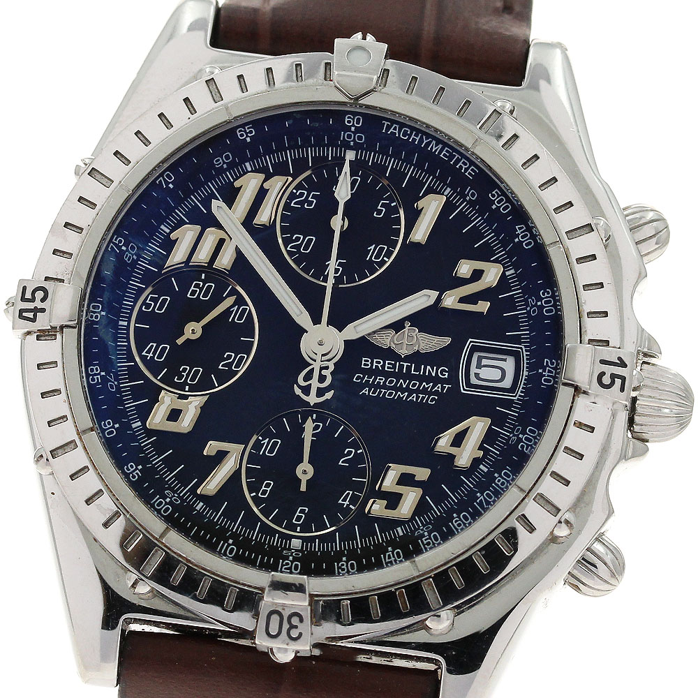ブライトリング BREITLING A13050.1 クロノマット クロノグラフ 自動巻き メンズ 保証書付き_900561【中古】