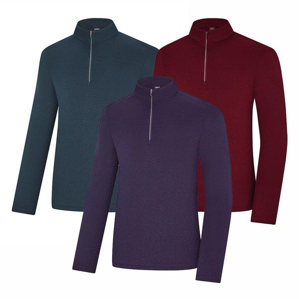 IK_メンズ秋起毛ジップアップTシャツスカート（男性）