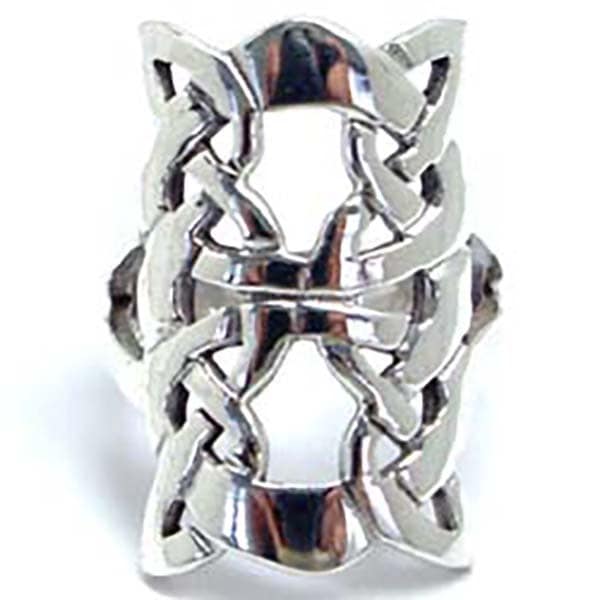 レリーフ シルバーリング 指輪 16号 エンブレム 盾 透かし 綺麗 上品 刻印あり シルバー925 本物の銀 プレゼント 男性 女性 ピンキー 親指 人差し指 中指 小指 sr00000583-xx