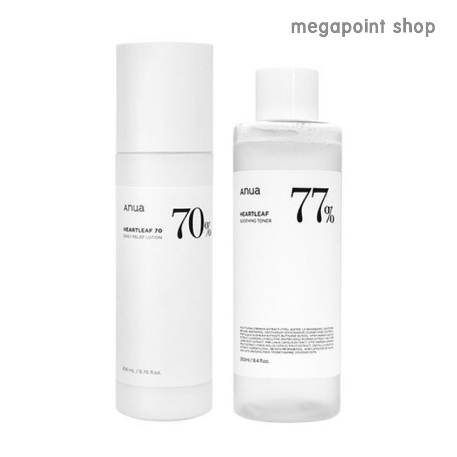 ドクダミ77% スージング トナー, 250ml/ドクダミ70%デイリーリリーフローション, 200ml