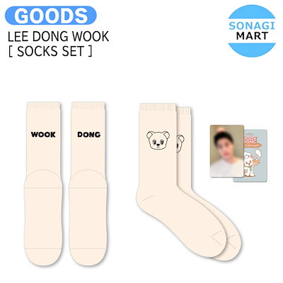 国内発送 LEE DONG WOOK [ SOCKES SET ] POP-UP CAFE OFFICIAL MD / ...のサムネイル