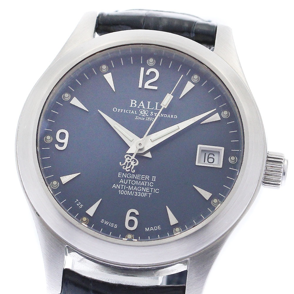 ボールウォッチ BALLWATCH NM1026C エンジニアII オハイオ デイト 自動巻き メンズ 良品 _879198【中古】
