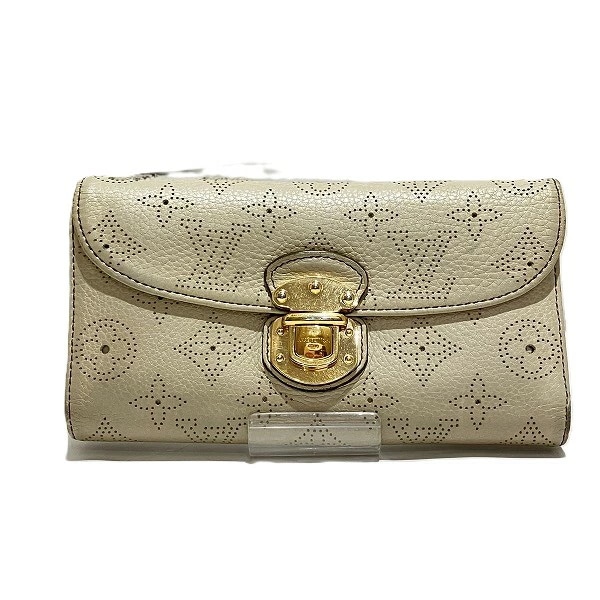 ルイヴィトン マヒナ ポルトフォイユ アメリア M58132 長財布 レディース【中古】