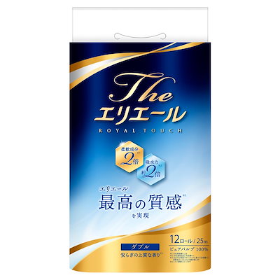 他サイト： Theエリエール トイレットティシュー 12R ダブルの商品画像
