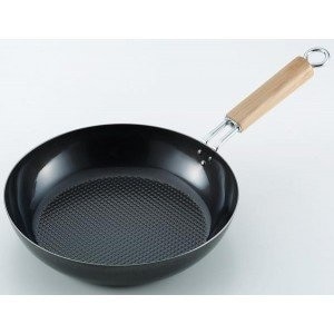 日本製 Japan エンボスフライパン２４ｃｍ バラ袋入 [まとめ買い10個セット] 7000232