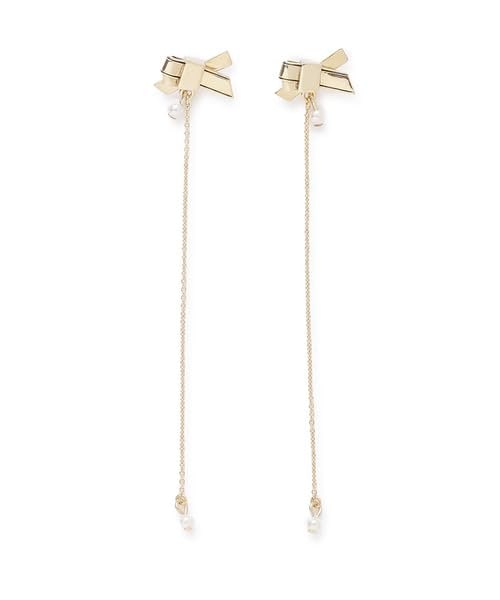 リボンディティールピアス FWGA255353GLDF